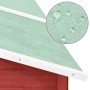 Conejera de exterior con corredor madera de abeto rojo y blanco de vidaXL, Jaulas y habitáculos para animales pequeños - Ref:...