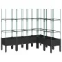 Jardinera con enrejado PP negro 160x120x142,5 cm de vidaXL, Maceteros y jardineras - Ref: Foro24-367968, Precio: 122,06 €, De...