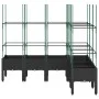 Jardinera con enrejado PP negro 160x120x142,5 cm de vidaXL, Maceteros y jardineras - Ref: Foro24-367968, Precio: 122,06 €, De...