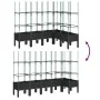 Jardinera con enrejado PP negro 160x120x142,5 cm de vidaXL, Maceteros y jardineras - Ref: Foro24-367968, Precio: 122,06 €, De...