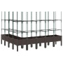 Jardinera con enrejado PP marrón 200x160x142,5 cm de vidaXL, Maceteros y jardineras - Ref: Foro24-367975, Precio: 129,64 €, D...
