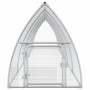 Jaula para conejos acero galvanizado plateado 600x105x120 cm de vidaXL, Jaulas y habitáculos para animales pequeños - Ref: Fo...