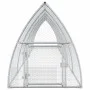 Jaula para conejos acero galvanizado plateado 600x105x120 cm de vidaXL, Jaulas y habitáculos para animales pequeños - Ref: Fo...