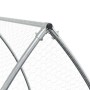 Jaula para conejos acero galvanizado plateado 600x105x120 cm de vidaXL, Jaulas y habitáculos para animales pequeños - Ref: Fo...