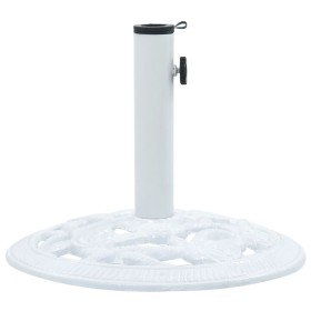 Base de sombrilla de hierro fundido blanco 9 kg 40 cm de vidaXL, Bases para sombrillas - Ref: Foro24-47864, Precio: 59,04 €, ...