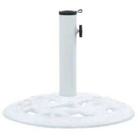 Base de sombrilla de hierro fundido blanco 9 kg 40 cm de vidaXL, Bases para sombrillas - Ref: Foro24-47864, Precio: 47,46 €, ...