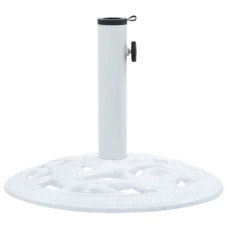 Base de sombrilla de hierro fundido blanco 9 kg 40 cm de vidaXL, Bases para sombrillas - Ref: Foro24-47864, Precio: 47,46 €, ...
