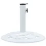 Base de sombrilla de hierro fundido blanco 9 kg 40 cm de vidaXL, Bases para sombrillas - Ref: Foro24-47864, Precio: 47,46 €, ...