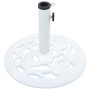 Base de sombrilla de hierro fundido blanco 9 kg 40 cm de vidaXL, Bases para sombrillas - Ref: Foro24-47864, Precio: 59,04 €, ...