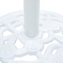 Base de sombrilla de hierro fundido blanco 9 kg 40 cm de vidaXL, Bases para sombrillas - Ref: Foro24-47864, Precio: 59,04 €, ...