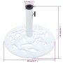 Base de sombrilla de hierro fundido blanco 9 kg 40 cm de vidaXL, Bases para sombrillas - Ref: Foro24-47864, Precio: 59,04 €, ...