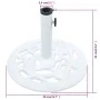 Base de sombrilla de hierro fundido blanco 9 kg 40 cm de vidaXL, Bases para sombrillas - Ref: Foro24-47864, Precio: 47,46 €, ...