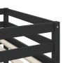 Cama alta niños con túnel madera pino blanco negro 80x200 cm de vidaXL, Camas y somieres - Ref: Foro24-3283841, Precio: 204,1...