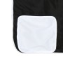 Cama alta niños con túnel madera pino blanco negro 80x200 cm de vidaXL, Camas y somieres - Ref: Foro24-3283841, Precio: 204,1...