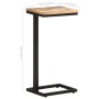 Mesitas auxiliares 2 uds madera reciclada 31,5x24,5x64,5 cm en Mesas auxiliares | Comprar online en Foru.es