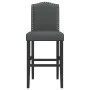 Hohe Hocker, 2 Stück, massives Gummiholz und Stoff von vidaXL, Küchenhocker - Ref: Foro24-4006208, Preis: 111,40 €, Rabatt: %