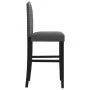 Hohe Hocker, 2 Stück, massives Gummiholz und Stoff von vidaXL, Küchenhocker - Ref: Foro24-4006208, Preis: 111,40 €, Rabatt: %