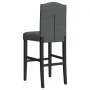 Hohe Hocker, 2 Stück, massives Gummiholz und Stoff von vidaXL, Küchenhocker - Ref: Foro24-4006208, Preis: 111,40 €, Rabatt: %