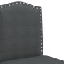 Taburetes altos 2 uds madera maciza de caucho y tela de vidaXL, Taburetes de cocina - Ref: Foro24-4006208, Precio: 113,39 €, ...