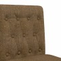 Taburetes altos 2 uds madera maciza de caucho y tela de vidaXL, Taburetes de cocina - Ref: Foro24-4006220, Precio: 115,24 €, ...