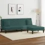 Zweiteilige Sofagarnitur aus dunkelgrünem Samt mit Kissen von vidaXL, Sofas - Ref: Foro24-3216264, Preis: 304,94 €, Rabatt: %