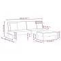 Zweiteilige Sofagarnitur aus dunkelgrünem Samt mit Kissen von vidaXL, Sofas - Ref: Foro24-3216264, Preis: 304,94 €, Rabatt: %