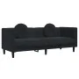 Juego de sofás con cojines 3 piezas terciopelo negro de vidaXL, Sofás - Ref: Foro24-3209252, Precio: 721,86 €, Descuento: %