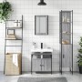 Set de muebles de baño 3 pzas madera contrachapada gris sonoma de vidaXL, Muebles de baño - Ref: Foro24-3214798, Precio: 181,...