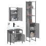 Set de muebles de baño 3 pzas madera contrachapada gris sonoma de vidaXL, Muebles de baño - Ref: Foro24-3214798, Precio: 181,...