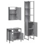 Set de muebles de baño 3 pzas madera contrachapada gris sonoma de vidaXL, Muebles de baño - Ref: Foro24-3214798, Precio: 181,...
