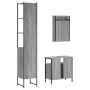 Set de muebles de baño 3 pzas madera contrachapada gris sonoma de vidaXL, Muebles de baño - Ref: Foro24-3214798, Precio: 181,...