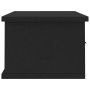 Estante de cajones para pared contrachapada negro 60x26x18,5cm de vidaXL, Estantes y estanterías - Ref: Foro24-800586, Precio...