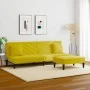 Yellow velvet 2-piece sofa set with cushions by vidaXL, Sofas - Ref: Foro24-3216266, Price: 295,58 €, Discount: %