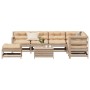 Muebles de jardín 8 pzas y cojines madera maciza pino de vidaXL, Conjuntos de jardín - Ref: Foro24-3250576, Precio: 798,94 €,...