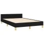 Bed frame with black fabric headboard 120x190 cm by vidaXL, Beds and slatted bases - Ref: Foro24-3270501, Price: 143,68 €, Di...