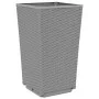 Jardineras 2 unidades PP gris claro 32,5x32,5x57 cm de vidaXL, Maceteros y jardineras - Ref: Foro24-367847, Precio: 65,45 €, ...