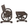 Juego de muebles de jardín 4 piezas madera maciza de abeto de vidaXL, Conjuntos de jardín - Ref: Foro24-3207132, Precio: 475,...