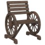 Juego de muebles de jardín 4 piezas madera maciza de abeto de vidaXL, Conjuntos de jardín - Ref: Foro24-3207132, Precio: 475,...