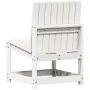 Silla de jardín madera maciza de pino blanco 50,5x55x77 cm de vidaXL, Sofás modulares de exterior - Ref: Foro24-832616, Preci...