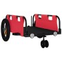 Remolque para bicicletas hierro y tela Oxford rojo de vidaXL, Remolques para bicicletas - Ref: Foro24-94181, Precio: 79,24 €,...