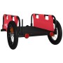 Remolque para bicicletas hierro y tela Oxford rojo de vidaXL, Remolques para bicicletas - Ref: Foro24-94181, Precio: 79,24 €,...