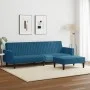Juego de sofás 2 piezas terciopelo azul de vidaXL, Sofás - Ref: Foro24-3216279, Precio: 325,90 €, Descuento: %