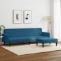 Juego de sofás 2 piezas terciopelo azul de vidaXL, Sofás - Ref: Foro24-3216279, Precio: 354,46 €, Descuento: %