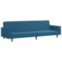 Juego de sofás 2 piezas terciopelo azul de vidaXL, Sofás - Ref: Foro24-3216279, Precio: 354,46 €, Descuento: %