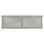 Estante cajones para pared contrachapada hormigón 60x26x18,5cm de vidaXL, Estantes y estanterías - Ref: Foro24-800589, Precio...