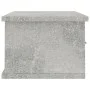 Estante cajones para pared contrachapada hormigón 60x26x18,5cm de vidaXL, Estantes y estanterías - Ref: Foro24-800589, Precio...
