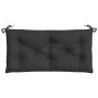 Cojín de banco de jardín tela Oxford negro 110x50x7 cm de vidaXL, Cojines para sillas y sofás - Ref: Foro24-361818, Precio: 3...
