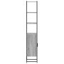Armario de baño madera de ingeniería gris Sonoma 33x33x185,5 cm de vidaXL, Tocadores - Ref: Foro24-842474, Precio: 90,69 €, D...