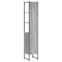 Armario de baño madera de ingeniería gris Sonoma 33x33x185,5 cm de vidaXL, Tocadores - Ref: Foro24-842474, Precio: 90,69 €, D...