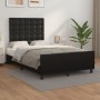 Estructura cama con cabecero cuero sintético negro 120x190 cm de vidaXL, Camas y somieres - Ref: Foro24-3270560, Precio: 149,...